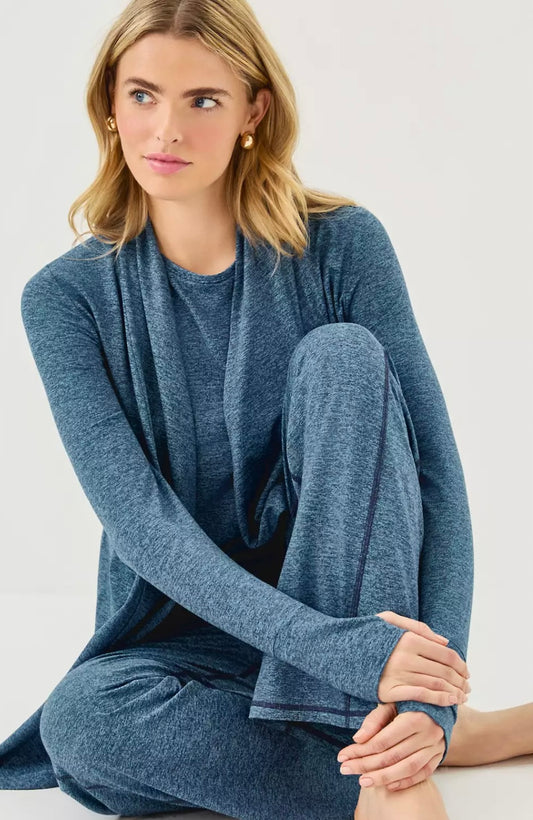 Lilly Pulitzer Nevia UPF 50 Wrap - Low Tide Navy - BHI