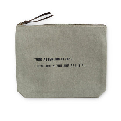 Sugarboo & Co. Canvas Makeup Bag - BHI