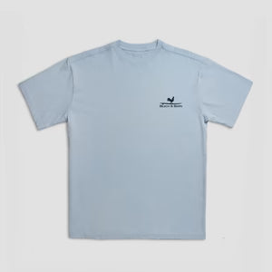 Beach & Barn - Sun Country Surf Tee - Chambray