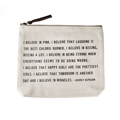 Sugarboo & Co. Canvas Makeup Bag - BHI