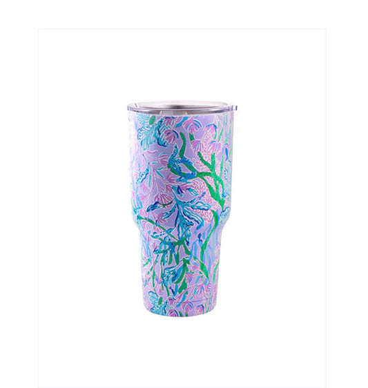 Lilly Pulitzer 30 oz Stainless Steel Insulated Tumbler with Lid