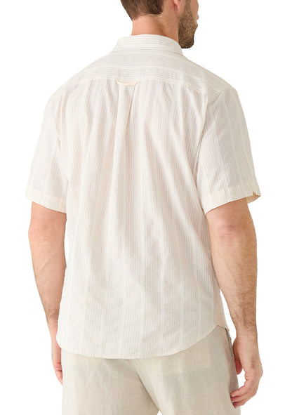 Tommy Bahama - Men's Nova Wave Button Down Shirt - Gold Honey Heather