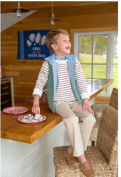 Beaufort Bonnet Isaac Sweater - Mocha Stripe - BHI