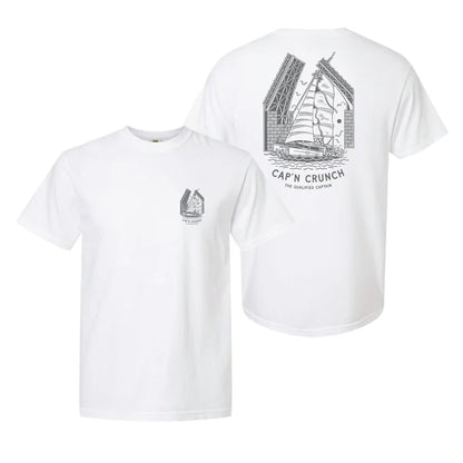 The Qualified Captain - Cap’n Crunch Tee - White