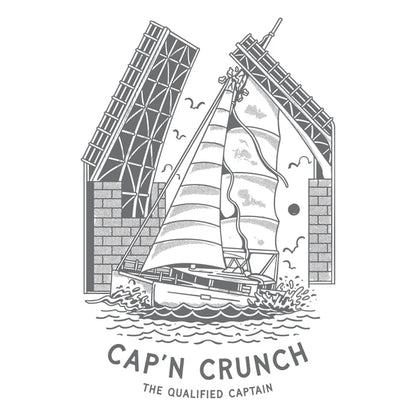 The Qualified Captain - Cap’n Crunch Tee - White