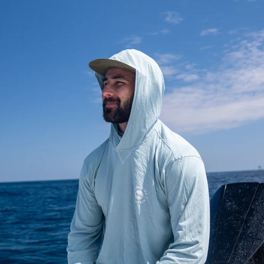 Qualified Captain Nav Chart Premium Performance Hoodie | Teal