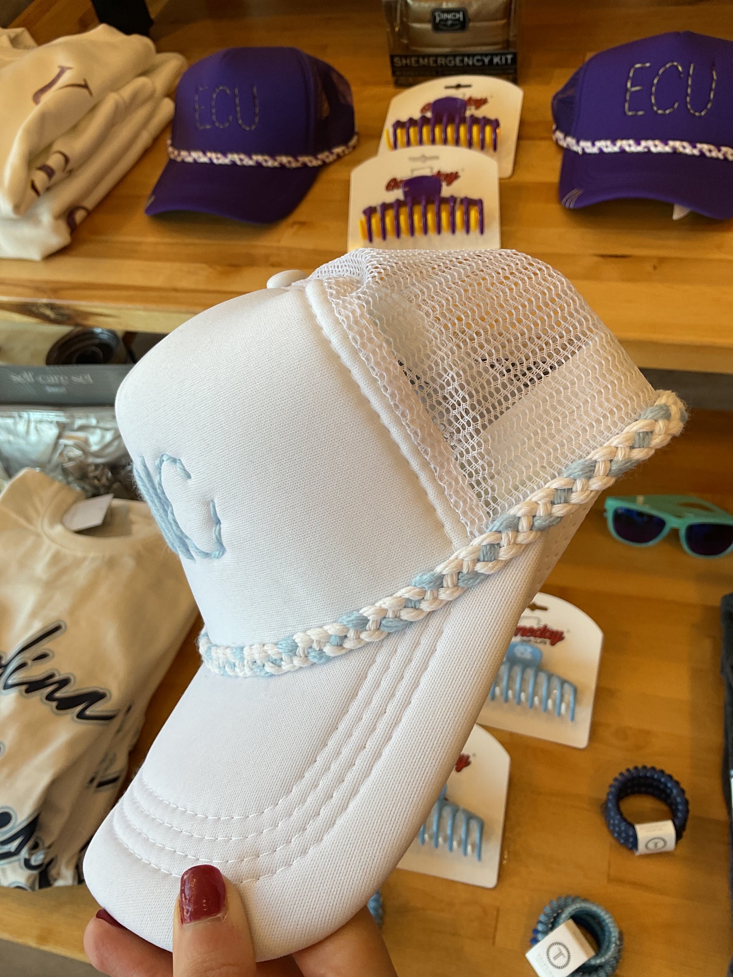 UNC Hat - White - Tipsy Threads