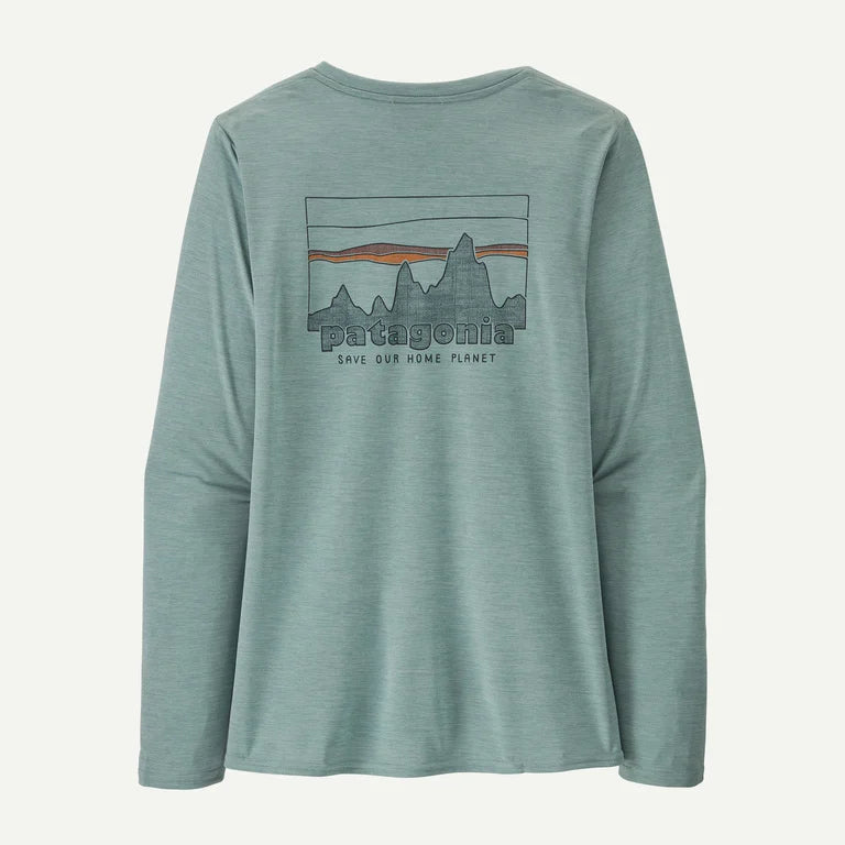Patagonia Women's Long-Sleeved Cap Cool Daily Graphic Shirt-BHI