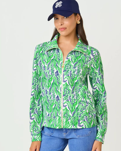 Lilly Pulitzer UPF 50+ Eleni Zip-Up - BHI