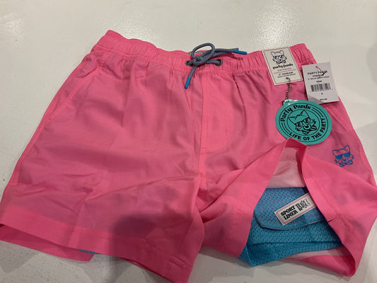 Party Pants Pink Happy Hour 5 inch inseam