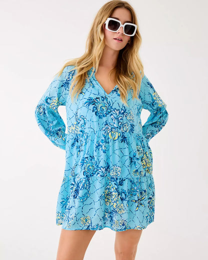 Lilly Pulitzer - Davian Long Sleeve Cover Up - BHI