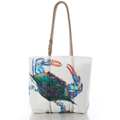 Sea Bags Watercolor Crab Medium Tote - BHI