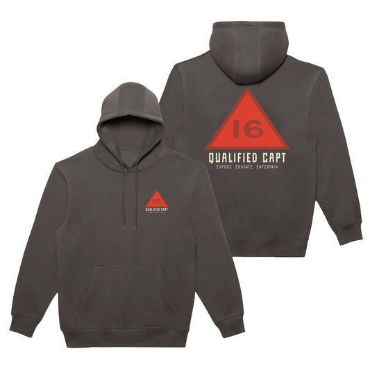 The Qualified Captain™  Channel Marker Hoodie | Color: Smoke