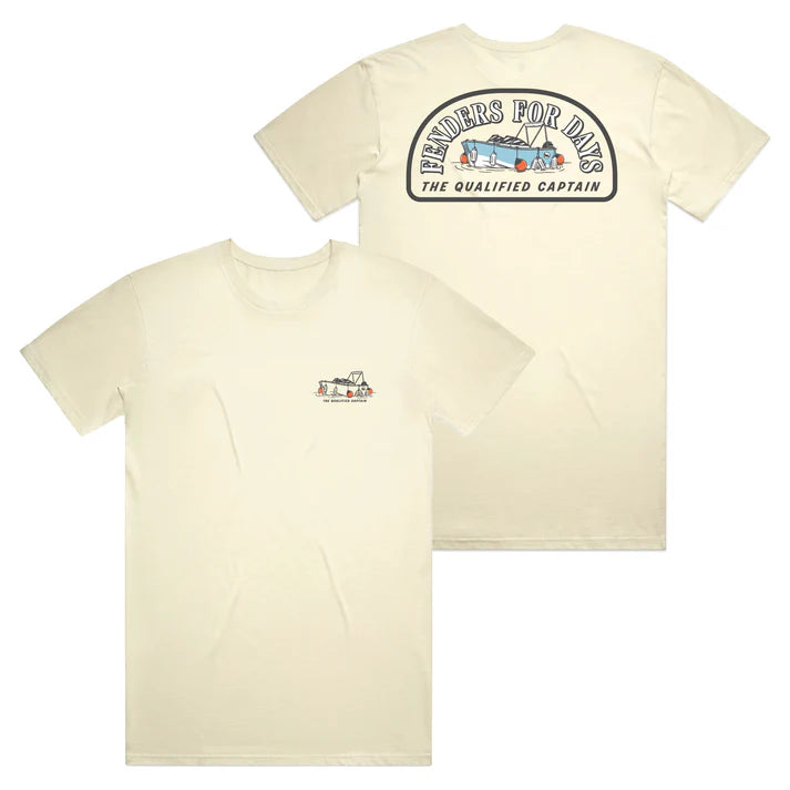Qualified Captain Fenders Tee | Pale Yellow