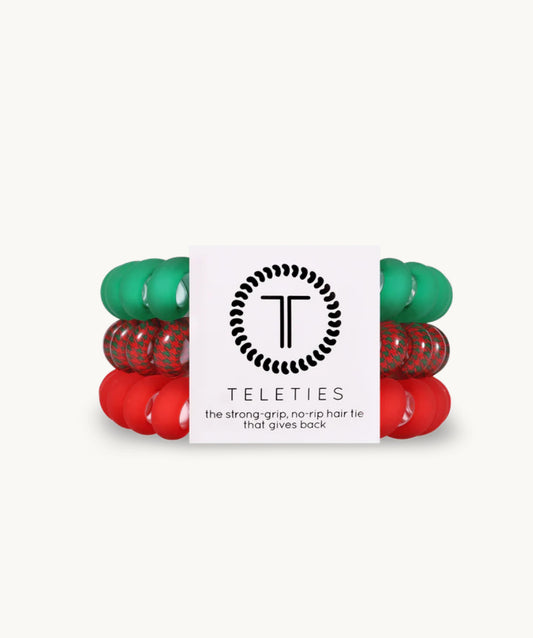 Hair tie - Classy Christmas-: TT-L-406-Teleties