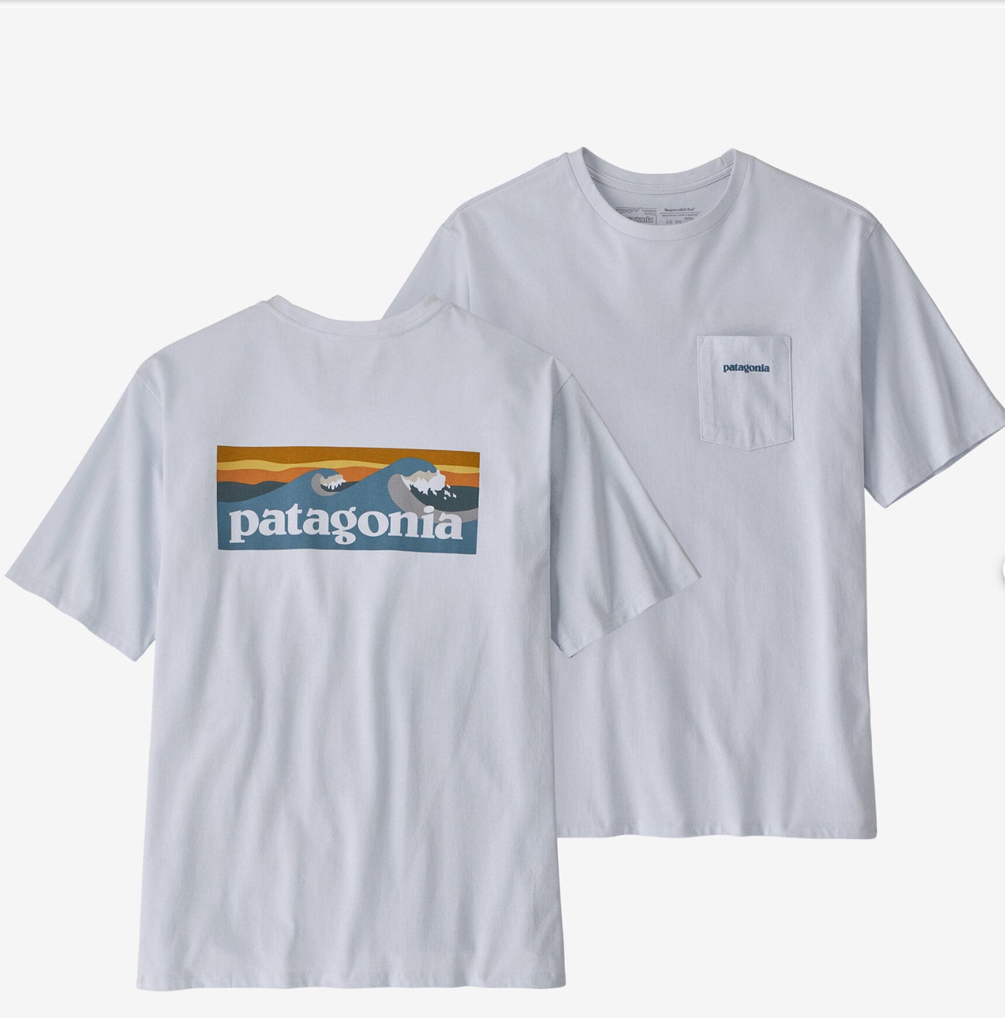 Patagonia Men’s Boardshort Logo Pocket Responsible S.S T-Shirt-BHI