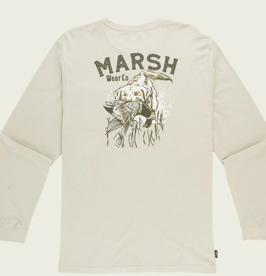 Marsh Wear Red Catch L/S T-Shirt-BHI