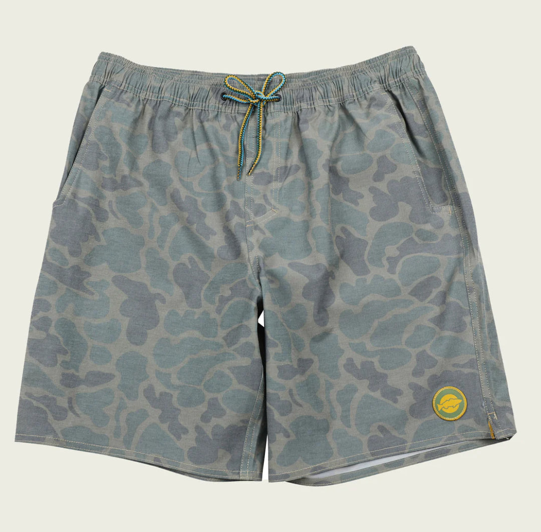 Green Mallord Camo Shorts-Marsh Wear