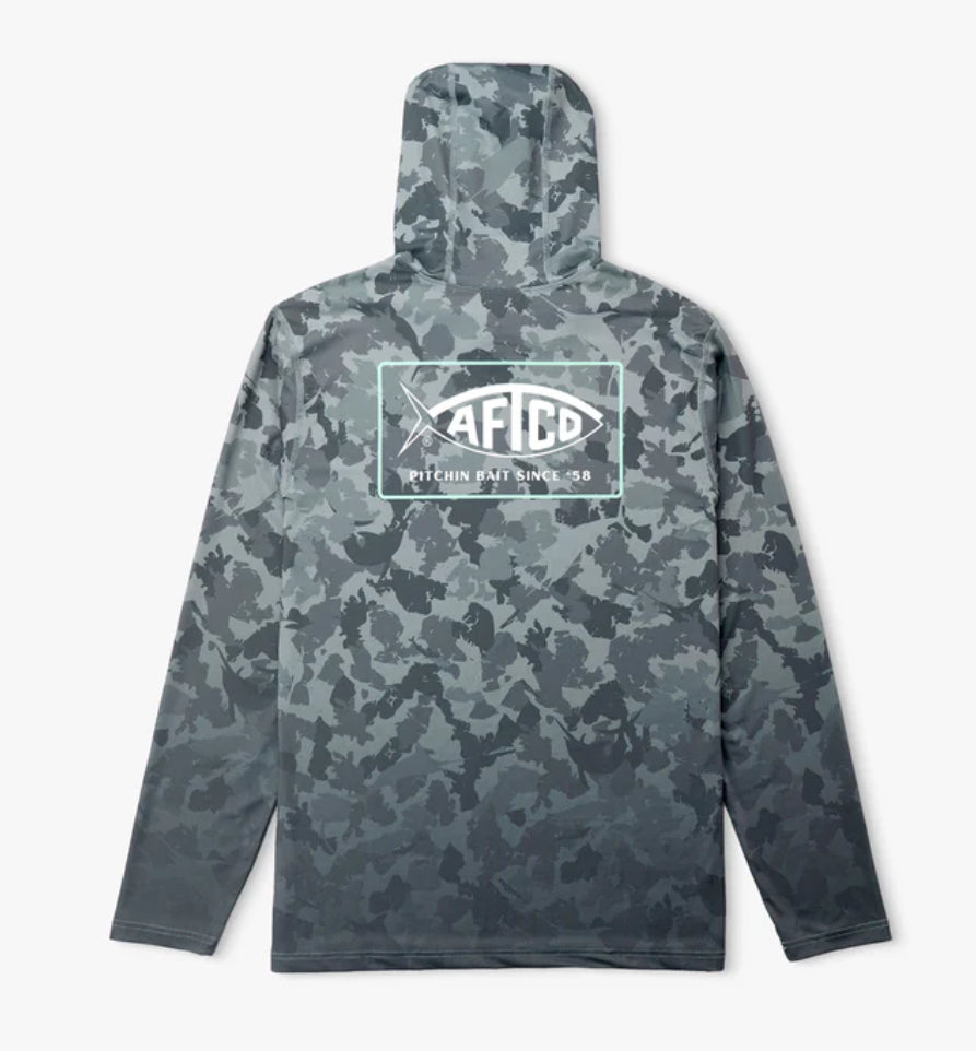 AFTCO Grander Camo UVX LS Hoodie - BHI