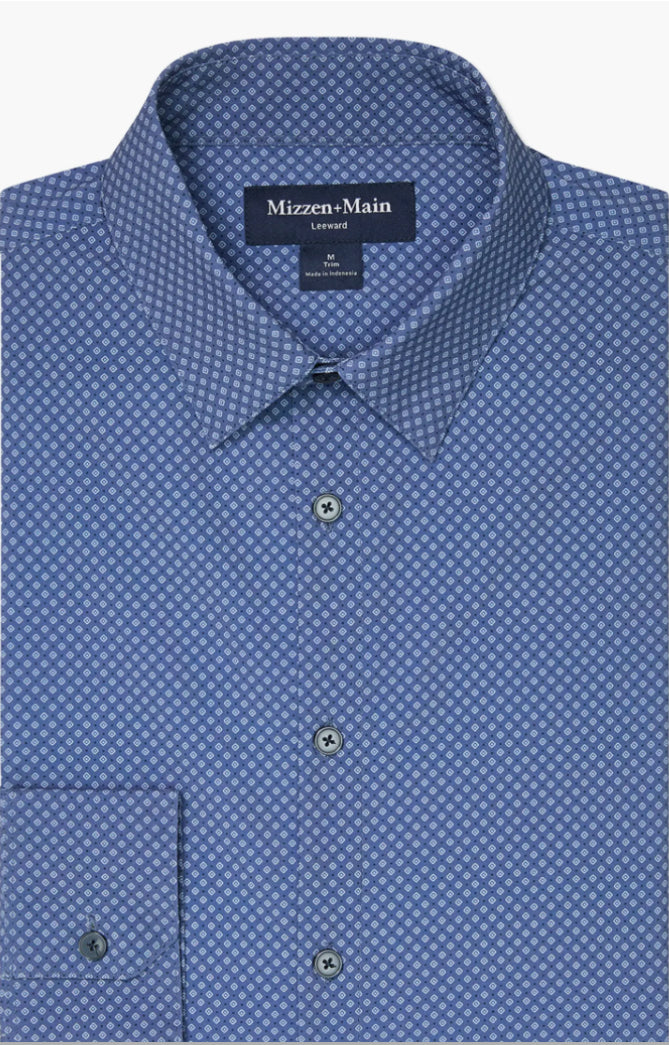 Mizzen & Main - Leeward LS Dress Shirt - BHI