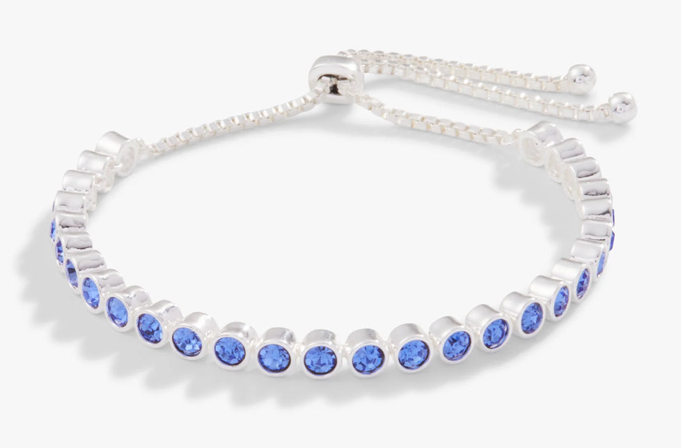 Tennis Bolo Bracelet-Sapphire-Alex & Ani