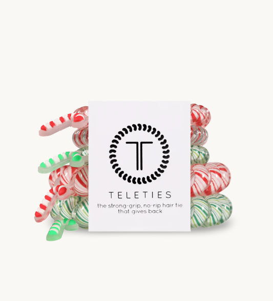 Hair tie - Candy Cane Christmas - TT-M-053 -Teleties