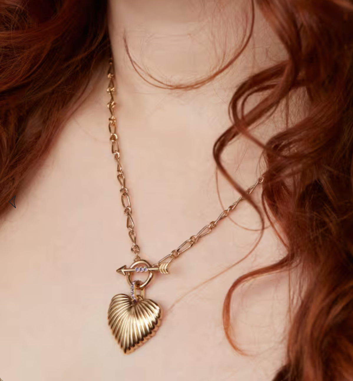 Puffy Heart Toggle Necklace - Alex & Ani