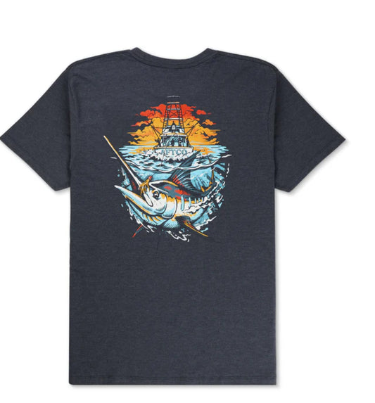 Aftco Ship Out SS T-Shirt-BHI