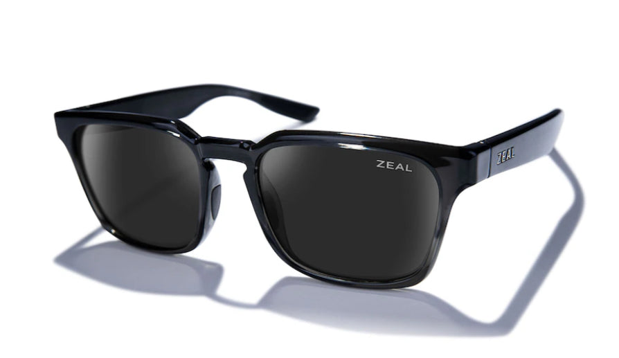 Zeal by Maui Jim Dark Grey Whittier Matte Grey Havana - BHI