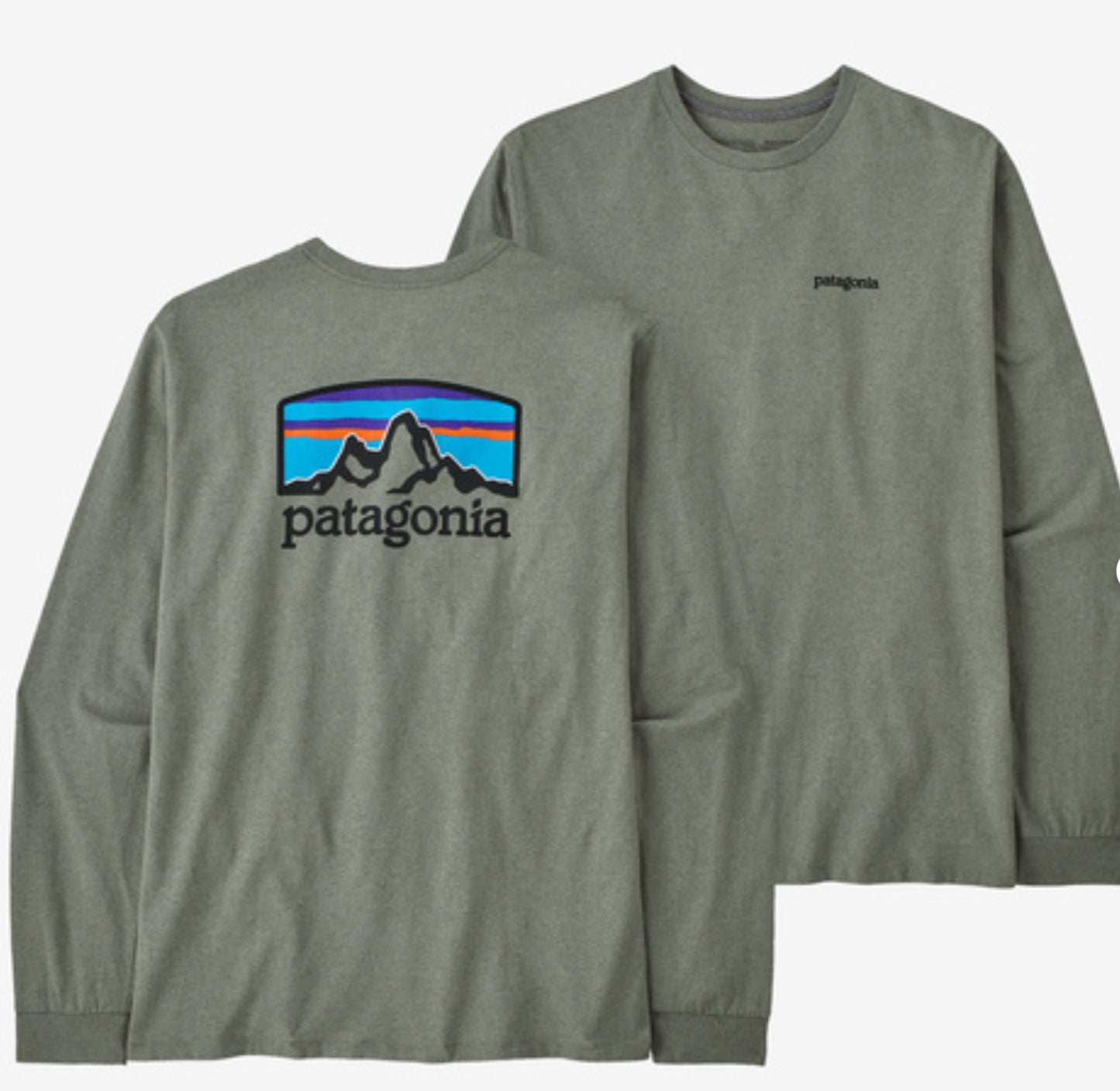Patagonia Men’s Fitz Roy Horizon Long Sleeved T-shirt- BHI