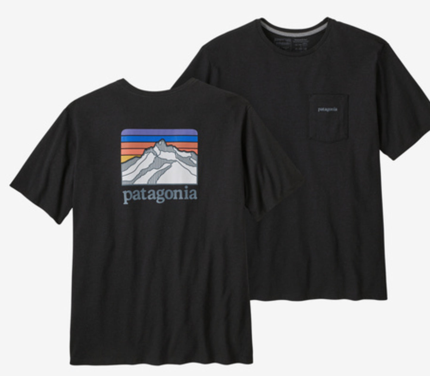 Patagonia Men's Line Logo Ridge Pocket Responsibility T-Shirt