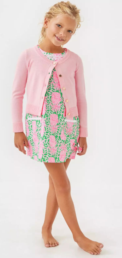 Lilly Pulitzer Girls Mini Amalia Cardigan-BHI