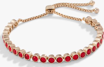 Tennis Bolo Bracelet-Ruby- Alex & Ani