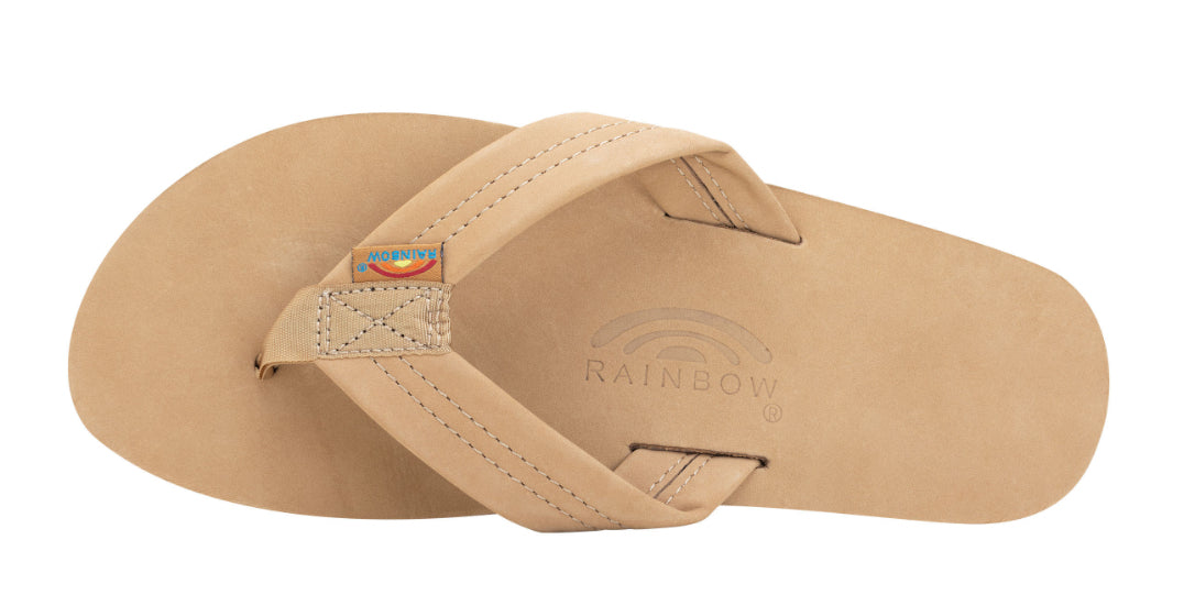 Rainbow Men’s Premier Leather Single Layer Arch - Sierra Brown - BHI