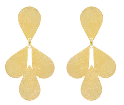 Bunzi Gold Earrings-Marcia Moran