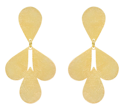 Bunzi Gold Earrings-Marcia Moran