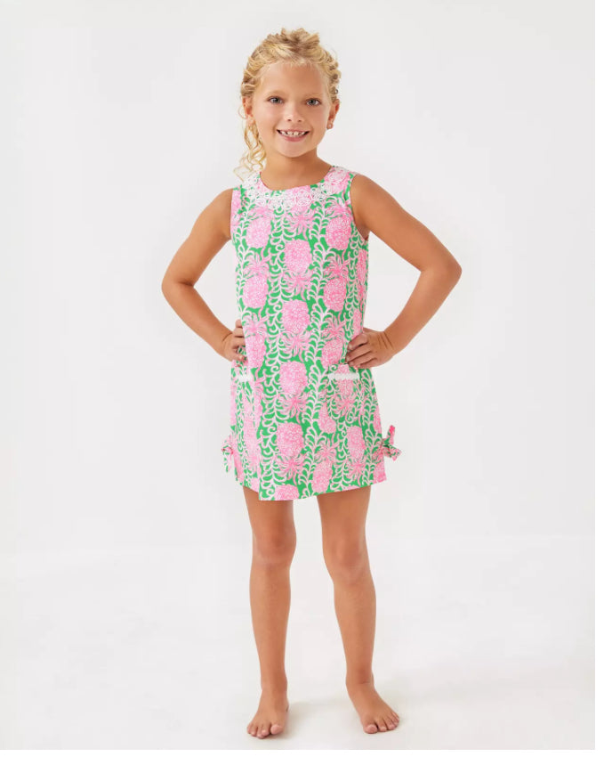 Lilly Pulitzer Girl’s Little Lilly Classic Shift Dress-BHI