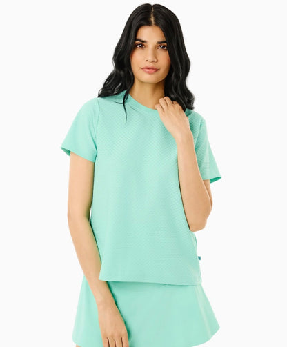 Addison Bay Walnut Short Sleeve - Navy- BHI