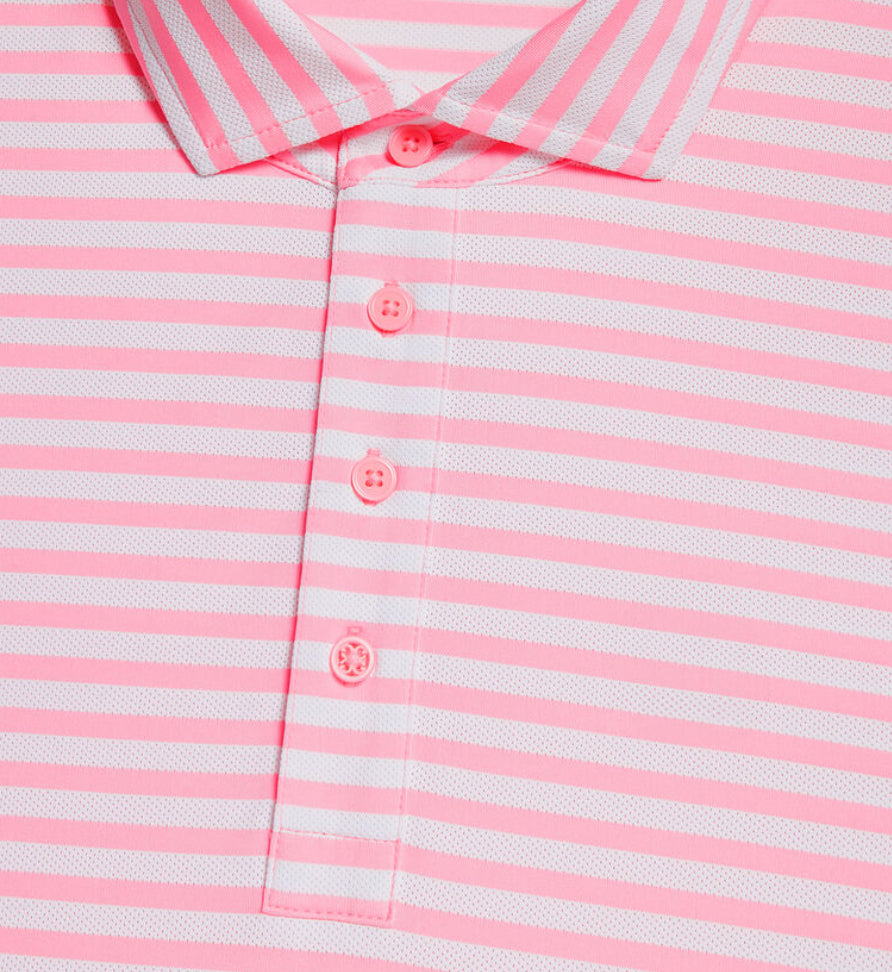 PERFORATED STRIPE POLO - Candy - GMP000032 - Gfore