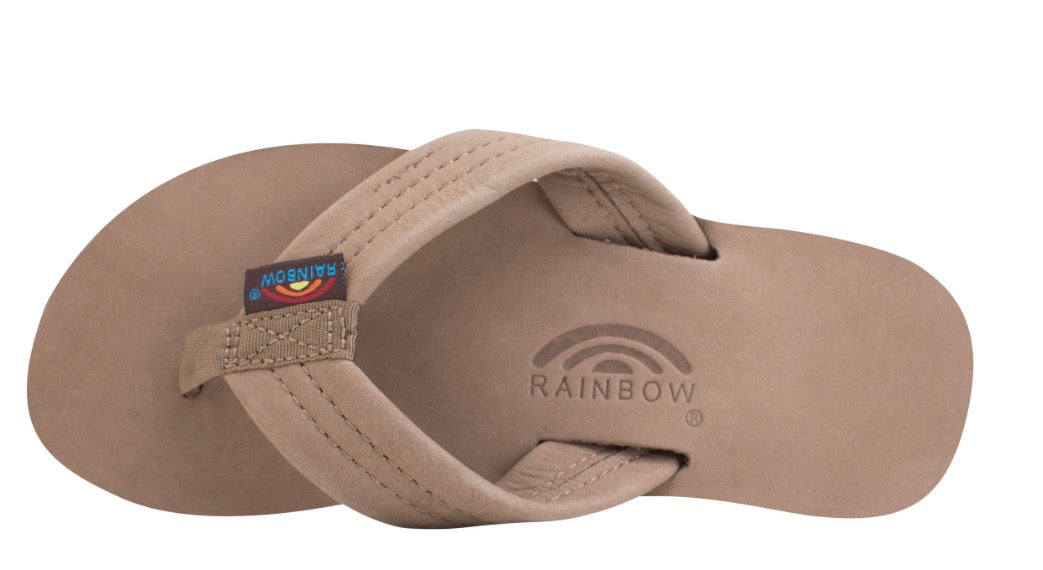 Rainbow Kids Premium Leather Flip Flops - BHI