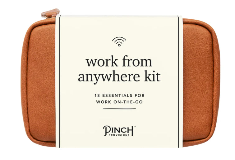 Work From Anywhere Kit-Cognac-Pinch provisions