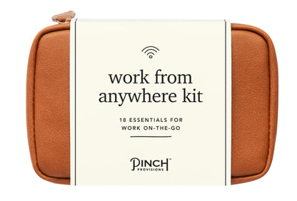 Work From Anywhere Kit-Cognac-Pinch provisions