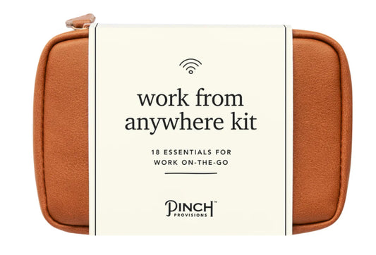 Work From Anywhere Kit-Cognac-Pinch provisions