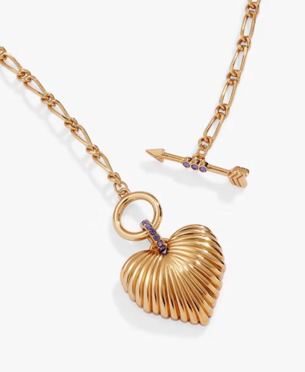 Puffy Heart Toggle Necklace - Alex & Ani