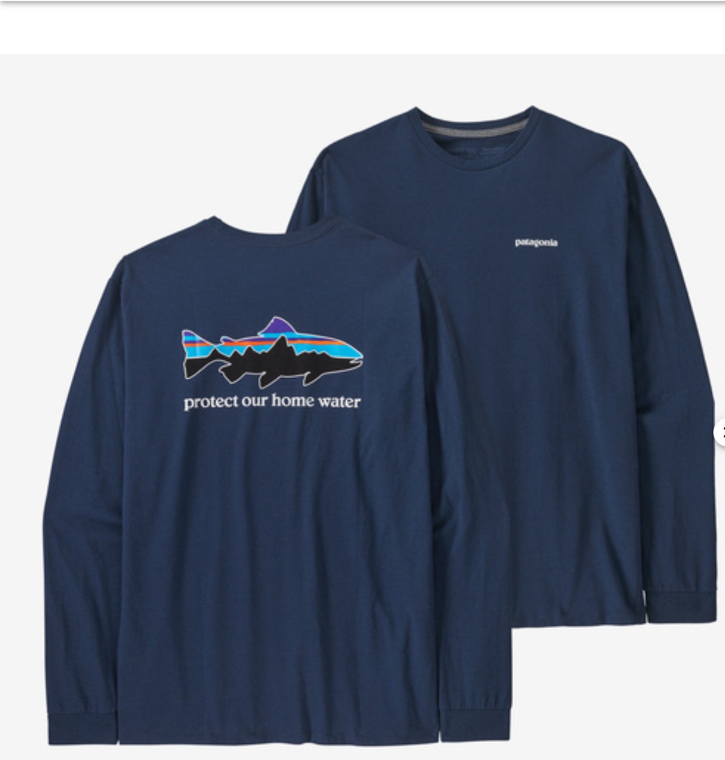Patagonia Men’s L/S Home Water Trout T Shirt -BHI