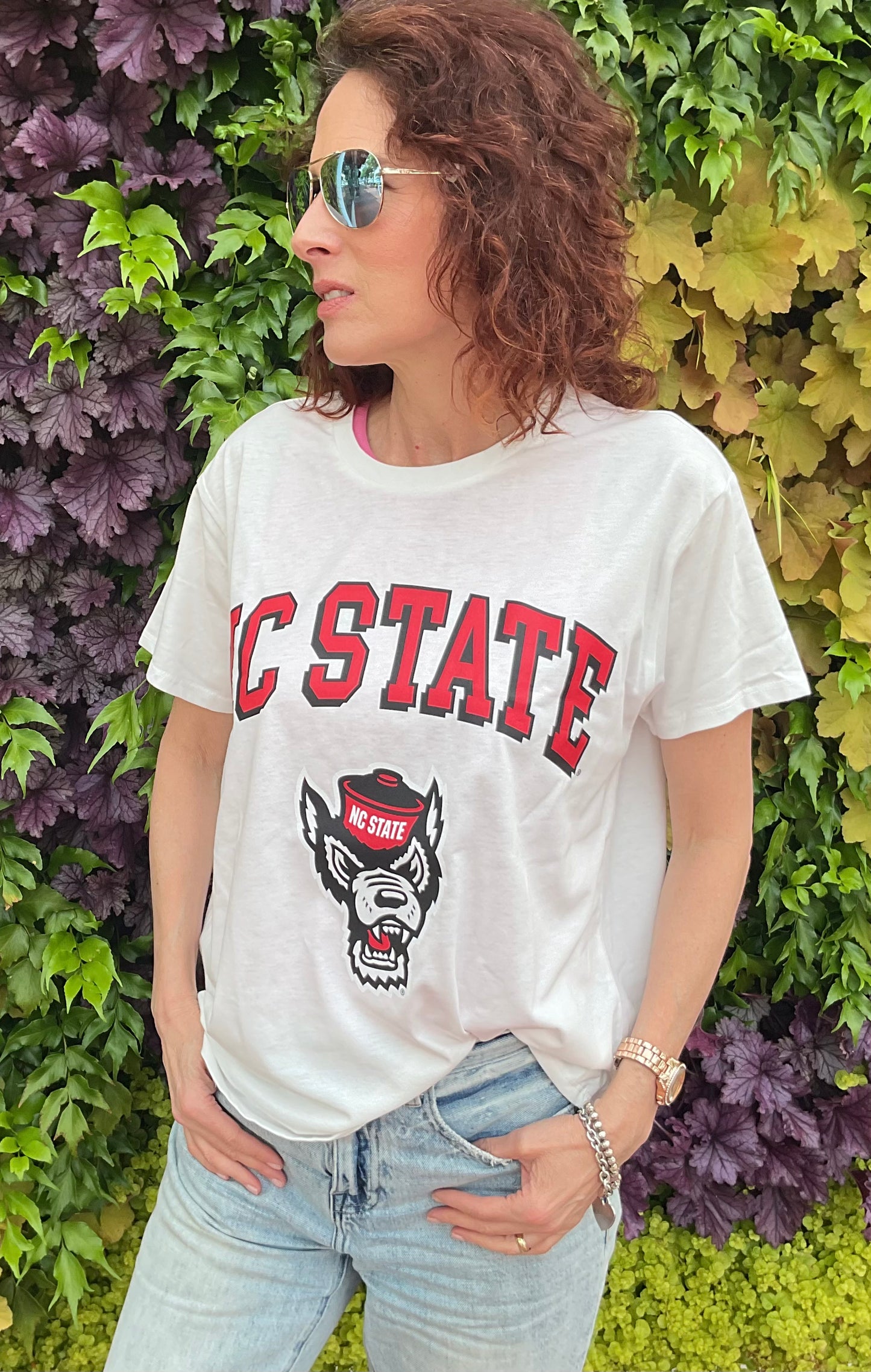 NC STATE -Short sleeve Tee White - Gameday Couture