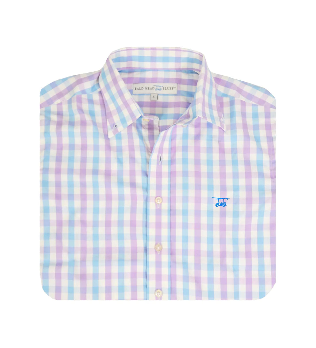 Youth Islander Button Down - Lavender/Bell