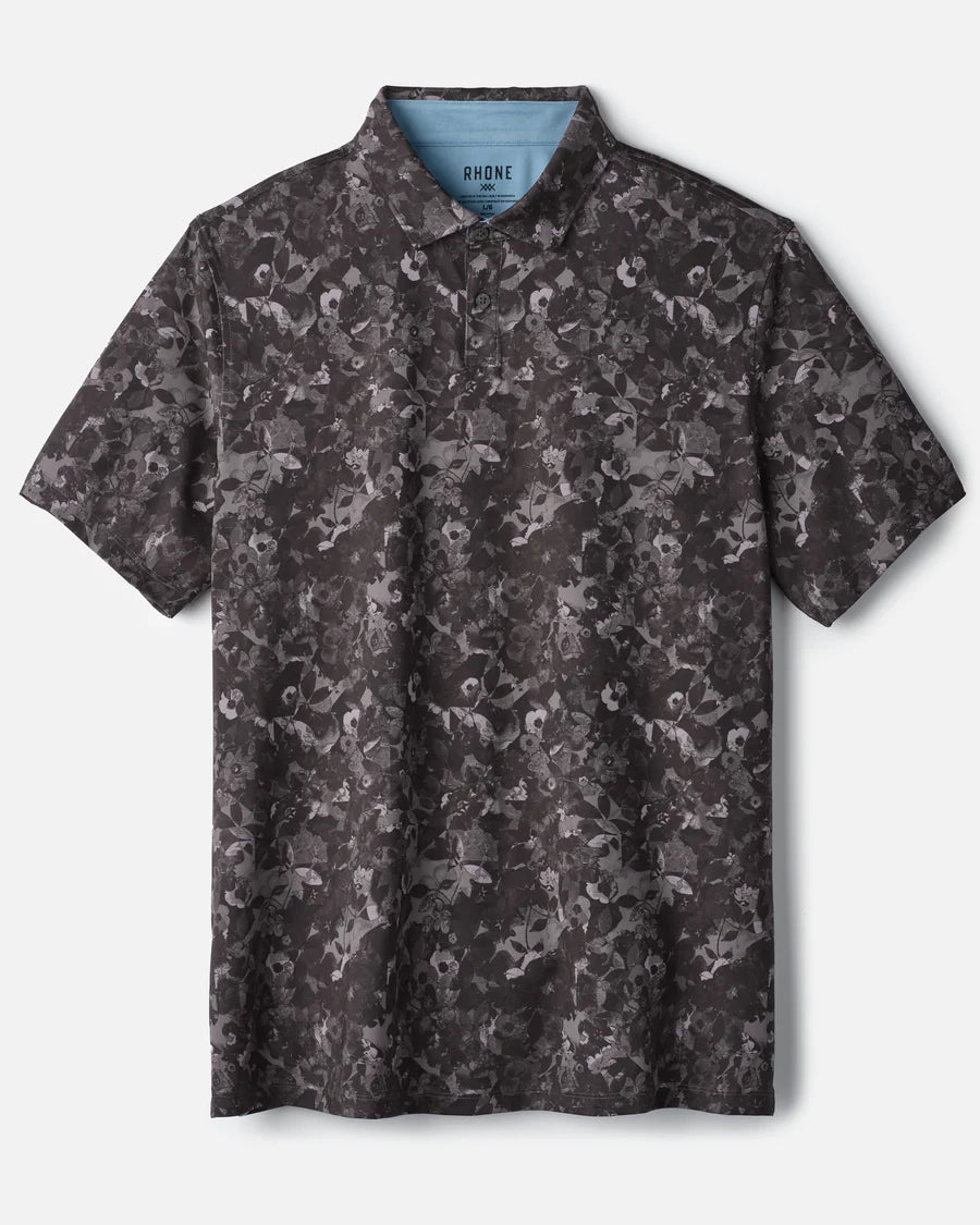 Golf Sport Polo - Smoked Pearl Floral Camo -101449 - Rhone