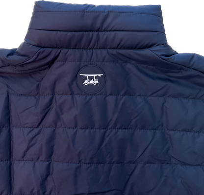 PUFFER JACKET- NAVY- BALDHEAD BLUES