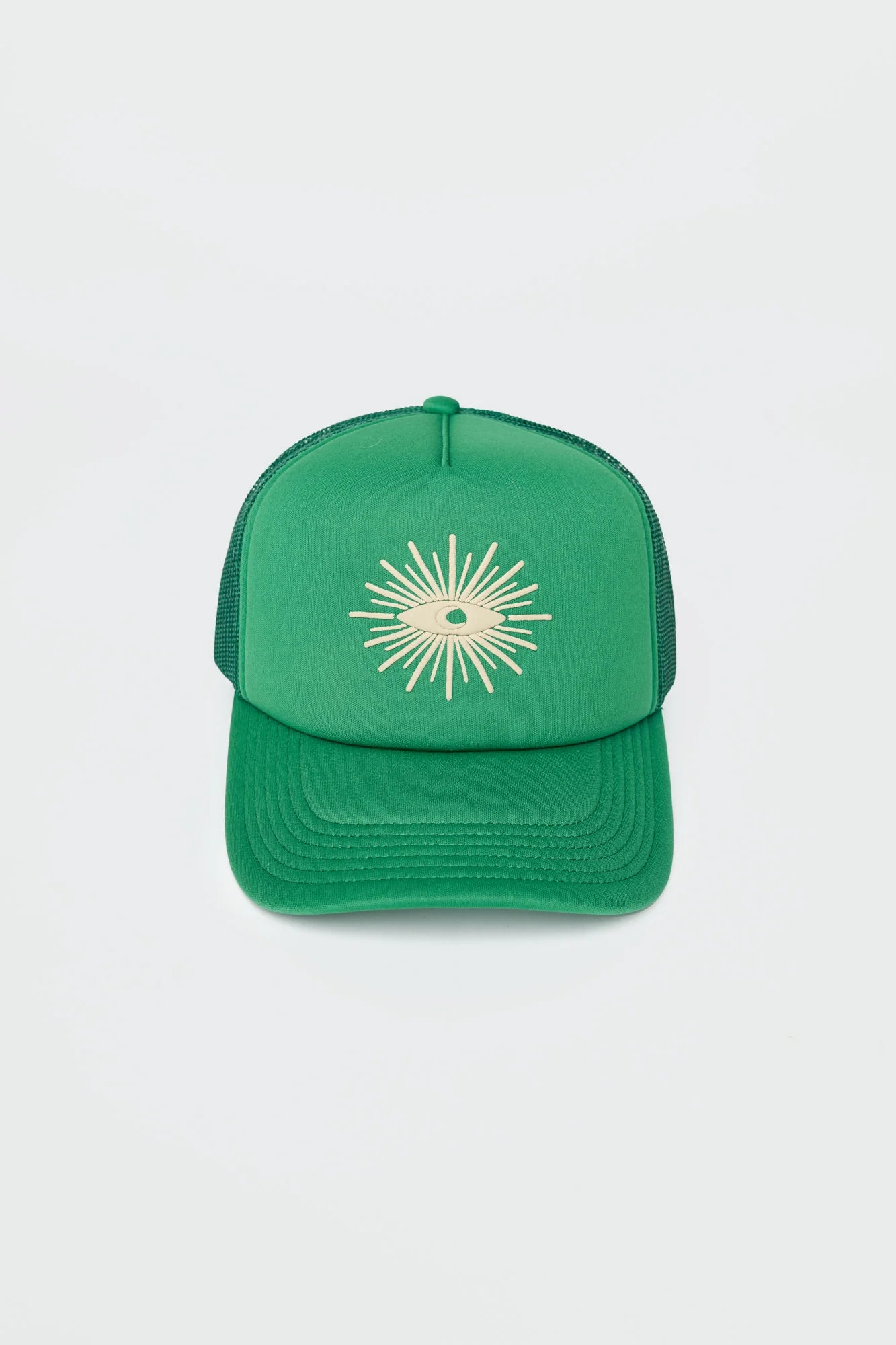 Seeing Eye Trucker Hat- Green - Spiritual Gangster